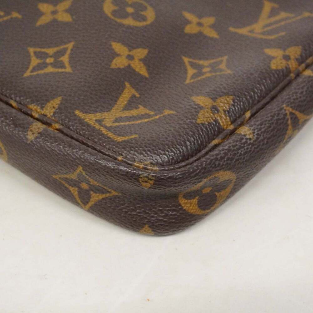 LOUIS VUITTON Brown Monogram Pochette Pouch - Picture 9 of 10